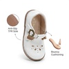 image:imageDREAM PAIRS Girls Mary Jane Shoes  Toddler School Uniform Dress Shoes Wide Toe Ballet Flats for Little KidsWhite