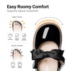 image:imageDREAM PAIRS Girls Mary Jane Shoes  Toddler School Uniform Dress Shoes Wide Toe Ballet Flats with Detachable Bow for Little KidsBlack