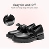 image:imageDREAM PAIRS Girls School Shoes Uniform Mary Jane Dress Platform Chunky Oxford Pumps with Bow for Toddler Little Big KidClassic Black