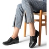 image:imageDREAM PAIRS Loafer for Women Slipon Comfortable Dressy Loafers Business Casual Work Office Loafer Shoes Faux Leather Round Toe with Arch SupportBlack