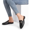image:imageDREAM PAIRS Mules for Women Flats Comfortable Buckle Mules Slip on Slides Backless Loafers ShoesBlacksnake
