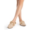 image:imageDREAM PAIRS Mules for Women Flats Comfortable Buckle Mules Slip on Slides Backless Loafers ShoesNudefur