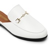 image:imageDREAM PAIRS Mules for Women Flats Comfortable Buckle Mules Slip on Slides Backless Loafers ShoesWhitepu