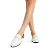 image:imageDREAM PAIRS Mules for Women Flats Comfortable Buckle Mules Slip on Slides Backless Loafers ShoesWhitepu