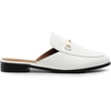 image:imageDREAM PAIRS Mules for Women Flats Comfortable Buckle Mules Slip on Slides Backless Loafers ShoesWhitepu