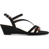 image:imageDREAM PAIRS Strappy Wrapped Dressy Wedge Sandals Comfortable Ankle Strap Open Toe Evening Dress Wedding Dance Summer ShoesBlacknubuck
