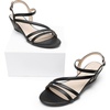 image:imageDREAM PAIRS Strappy Wrapped Dressy Wedge Sandals Comfortable Ankle Strap Open Toe Evening Dress Wedding Dance Summer ShoesBlackpu