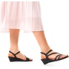 image:imageDREAM PAIRS Strappy Wrapped Dressy Wedge Sandals Comfortable Ankle Strap Open Toe Evening Dress Wedding Dance Summer ShoesBlackpu