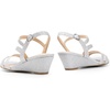 image:imageDREAM PAIRS Strappy Wrapped Dressy Wedge Sandals Comfortable Ankle Strap Open Toe Evening Dress Wedding Dance Summer ShoesSilverglitter