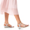 image:imageDREAM PAIRS Strappy Wrapped Dressy Wedge Sandals Comfortable Ankle Strap Open Toe Evening Dress Wedding Dance Summer ShoesSilverglitter