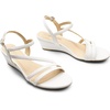 image:imageDREAM PAIRS Strappy Wrapped Dressy Wedge Sandals Comfortable Ankle Strap Open Toe Evening Dress Wedding Dance Summer ShoesWhitepu