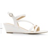 image:imageDREAM PAIRS Strappy Wrapped Dressy Wedge Sandals Comfortable Ankle Strap Open Toe Evening Dress Wedding Dance Summer ShoesWhitepu