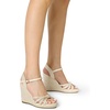 image:imageDREAM PAIRS Wedge Sandals for Women Dressy Summer Platform Espadrille Strappy Casual Braided Heels Comfortable with Open Toe and Ankle StrapBeigeraffia