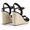 image:imageDREAM PAIRS Wedge Sandals for Women Dressy Summer Platform Espadrille Strappy Casual Braided Heels Comfortable with Open Toe and Ankle StrapBlacksuede