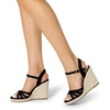 image:imageDREAM PAIRS Wedge Sandals for Women Dressy Summer Platform Espadrille Strappy Casual Braided Heels Comfortable with Open Toe and Ankle StrapBlacksuede