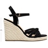 image:imageDREAM PAIRS Wedge Sandals for Women Dressy Summer Platform Espadrille Strappy Casual Braided Heels Comfortable with Open Toe and Ankle StrapBlacksuede