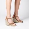 image:imageDREAM PAIRS Wedge Sandals for Women Dressy Summer Platform Espadrille Strappy Casual Braided Heels Comfortable with Open Toe and Ankle StrapBrownraffia