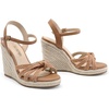image:imageDREAM PAIRS Wedge Sandals for Women Dressy Summer Platform Espadrille Strappy Casual Braided Heels Comfortable with Open Toe and Ankle StrapBrownraffia