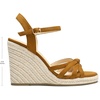 image:imageDREAM PAIRS Wedge Sandals for Women Dressy Summer Platform Espadrille Strappy Casual Braided Heels Comfortable with Open Toe and Ankle StrapBrownsuede