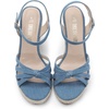 image:imageDREAM PAIRS Wedge Sandals for Women Dressy Summer Platform Espadrille Strappy Casual Braided Heels Comfortable with Open Toe and Ankle StrapDenim Bluedenim