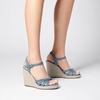 image:imageDREAM PAIRS Wedge Sandals for Women Dressy Summer Platform Espadrille Strappy Casual Braided Heels Comfortable with Open Toe and Ankle StrapDenim Bluedenim