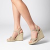 image:imageDREAM PAIRS Wedge Sandals for Women Dressy Summer Platform Espadrille Strappy Casual Braided Heels Comfortable with Open Toe and Ankle StrapGoldglitter
