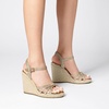 image:imageDREAM PAIRS Wedge Sandals for Women Dressy Summer Platform Espadrille Strappy Casual Braided Heels Comfortable with Open Toe and Ankle StrapGoldglitter