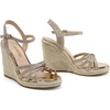 image:imageDREAM PAIRS Wedge Sandals for Women Dressy Summer Platform Espadrille Strappy Casual Braided Heels Comfortable with Open Toe and Ankle StrapGoldglitter