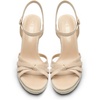 image:imageDREAM PAIRS Wedge Sandals for Women Dressy Summer Platform Espadrille Strappy Casual Braided Heels Comfortable with Open Toe and Ankle StrapNudesuede