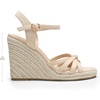 image:imageDREAM PAIRS Wedge Sandals for Women Dressy Summer Platform Espadrille Strappy Casual Braided Heels Comfortable with Open Toe and Ankle StrapNudesuede