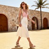 image:imageDREAM PAIRS Wedge Sandals for Women Dressy Summer Platform Espadrille Strappy Casual Braided Heels Comfortable with Open Toe and Ankle StrapPinksuede