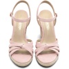 image:imageDREAM PAIRS Wedge Sandals for Women Dressy Summer Platform Espadrille Strappy Casual Braided Heels Comfortable with Open Toe and Ankle StrapPinksuede