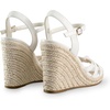 image:imageDREAM PAIRS Wedge Sandals for Women Dressy Summer Platform Espadrille Strappy Casual Braided Heels Comfortable with Open Toe and Ankle StrapWhitepu