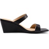 image:imageDREAM PAIRS Women Slides Wedge Sandals Square Open Toe Dress Casual Strappy ShoesBlack