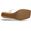 image:imageDREAM PAIRS Women Slides Wedge Sandals Square Open Toe Dress Casual Strappy ShoesClear