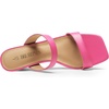 image:imageDREAM PAIRS Women Slides Wedge Sandals Square Open Toe Dress Casual Strappy ShoesHot Pinkpu