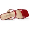 image:imageDREAM PAIRS Women Slides Wedge Sandals Square Open Toe Dress Casual Strappy ShoesRedpat
