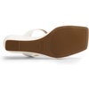 image:imageDREAM PAIRS Women Slides Wedge Sandals Square Open Toe Dress Casual Strappy ShoesWhite