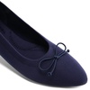 image:imageDREAM PAIRS Womens Ballet Knit Flats Foldable Pointed Toe Comfortable Dressy Flat Shoes with BowKnot Casual Business Work OfficeNavy