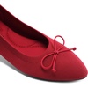 image:imageDREAM PAIRS Womens Ballet Knit Flats Foldable Pointed Toe Comfortable Dressy Flat Shoes with BowKnot Casual Business Work OfficeRed