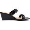 image:imageDREAM PAIRS Womens Braided Straps Wedge Slide SandalsBlack
