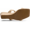image:imageDREAM PAIRS Womens Braided Straps Wedge Slide SandalsNude