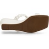 image:imageDREAM PAIRS Womens Braided Straps Wedge Slide SandalsWhite