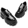 image:imageDREAM PAIRS Womens Chunky Loafers Platform Comfortable SlipOn Dressy Business Casual Fashion Outfit Loafer ShoesBlackpat