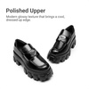 image:imageDREAM PAIRS Womens Chunky Loafers Platform Comfortable SlipOn Dressy Business Casual Fashion Outfit Loafer ShoesBlackpat