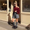 image:imageDREAM PAIRS Womens Chunky Loafers Platform Comfortable SlipOn Dressy Business Casual Fashion Outfit Loafer ShoesBurgundy