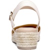 image:imageDREAM PAIRS Womens Closed Toe Elastic Ankle Strap Espadrilles Wedge SandalsApricot