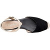 image:imageDREAM PAIRS Womens Closed Toe Elastic Ankle Strap Espadrilles Wedge SandalsBlack