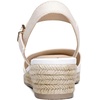 image:imageDREAM PAIRS Womens Closed Toe Elastic Ankle Strap Espadrilles Wedge SandalsCreamyWhite