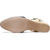 image:imageDREAM PAIRS Womens Closed Toe Elastic Ankle Strap Espadrilles Wedge SandalsNavy